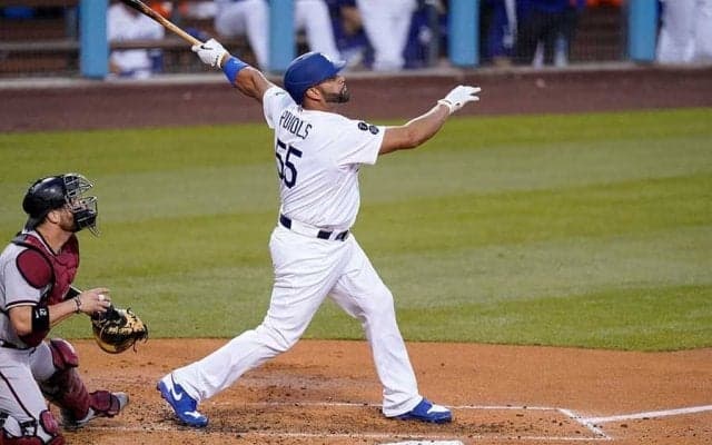 【MLB】プホルス、ドジャース移籍後初アーチは先制2ラン！　レジェンドの一発に球場大歓声