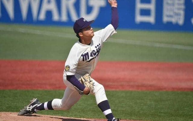 【大学野球】秋季Vの使者に？　明大1年生左腕が初登板初勝利、監督が評価する“他投手との違い”
