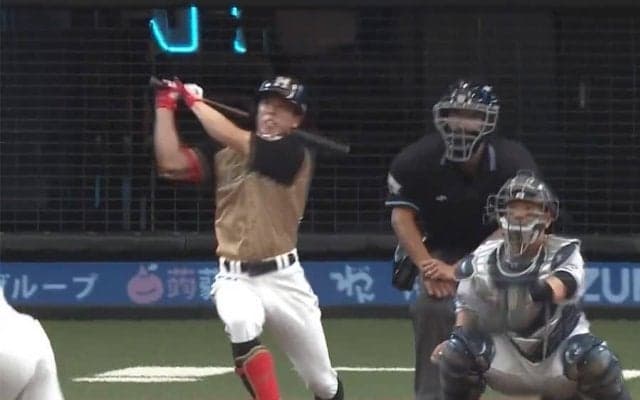 「遅いベースランニング珍しい」日ハムの俊足新人が初アーチで見せた意外なパンチ力