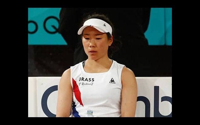 日比野菜緒、完敗で初戦敗退