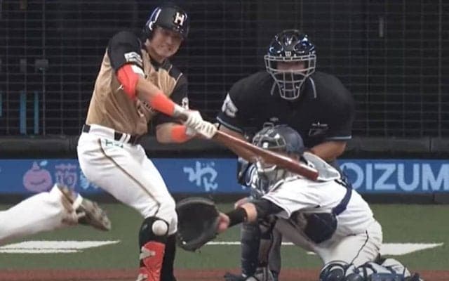 「磁石のように吸い込まれて…」　日ハム杉谷、驚異の“死球率”にファンも驚き