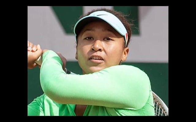  大坂なおみ 全仏会場で練習 