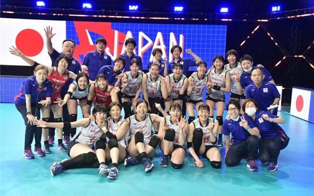 中国にストレートで勝利　ネーションズリーグ女子予選2日目