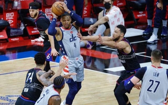 シクサーズに連敗を喫したウィザーズ…ウェストブルック「次は我々の番」