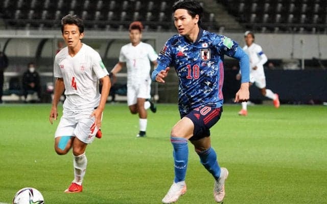 日本代表、南野拓実が2次予選6戦連発となる先制ゴール！《カタールW杯アジア2次予選》