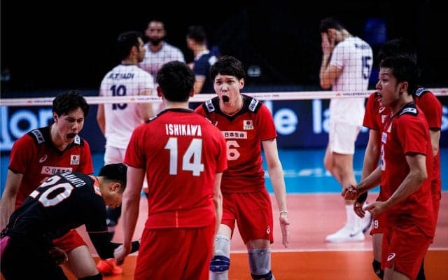 ネーションズリーグ男子開幕 石川18得点でイランに勝利