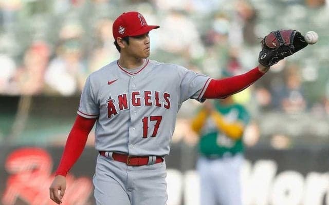 【MLB】大谷翔平、最速153キロで初回は無安打無失点　先頭打者に四球も痛打を許さず