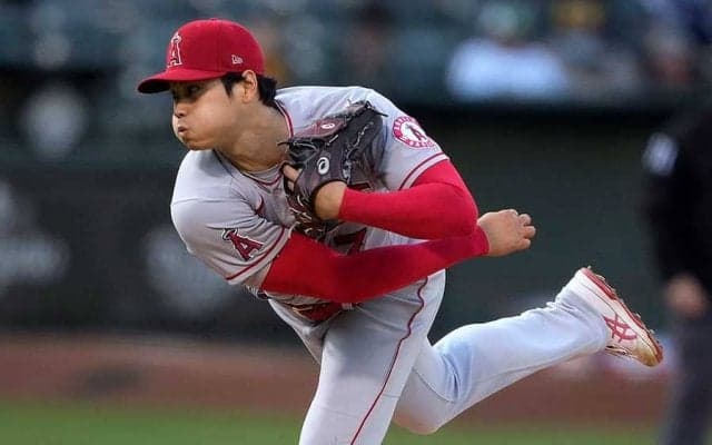 【MLB】大谷翔平、158キロ直球の三振併殺に雄叫び　内角球に打者激昂も力でねじ伏せる