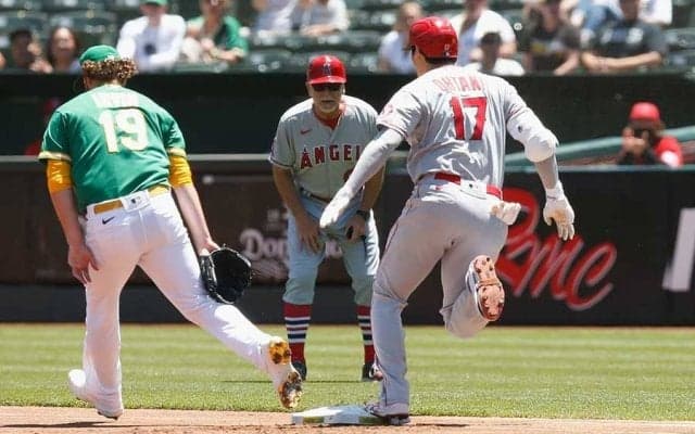 【MLB】大谷翔平、エラーで出塁も第3打席まで快音なし　両リーグ最多タイ16号なるか