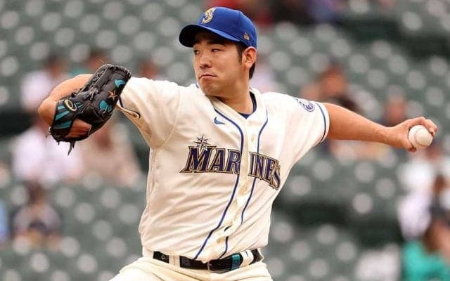 【MLB】菊池雄星、5回まで抜群ノーヒット投球で3勝目権利　韓国人左腕と“アジア人対決”で快投