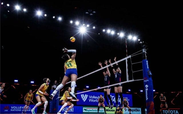ブラジルに敗戦　ネーションズリーグ女子予選4日目