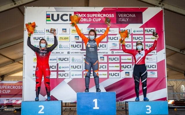 【日本人初】畠山紗英が3位表彰台　2021年UCI BMXスーパークロスワールドカップ第1戦