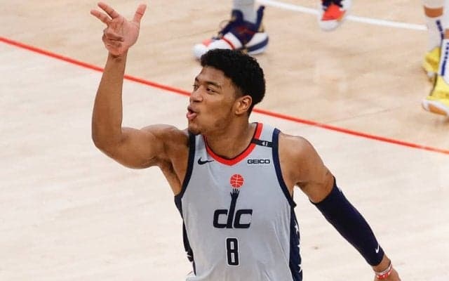 ダブルダブルの活躍でPO初勝利に貢献した八村塁「僕もチーム全体もアグレッシブにできた」