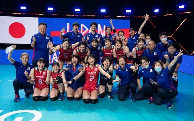 ネーションズリーグ女子　日本は初のフルセットを制し4勝目