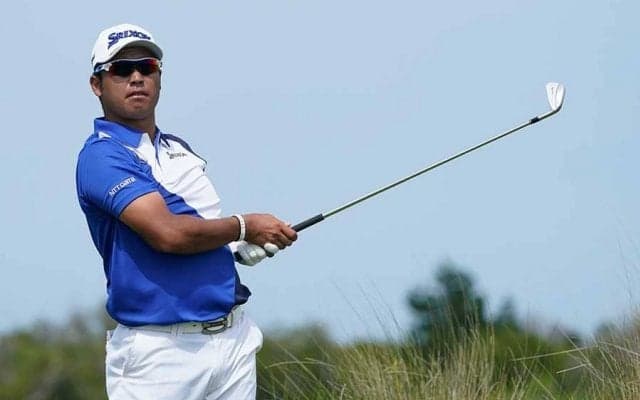 松山英樹が「WOW」と驚き　NBA超スターの“美スイング”に米注目「マツヤマの反応」