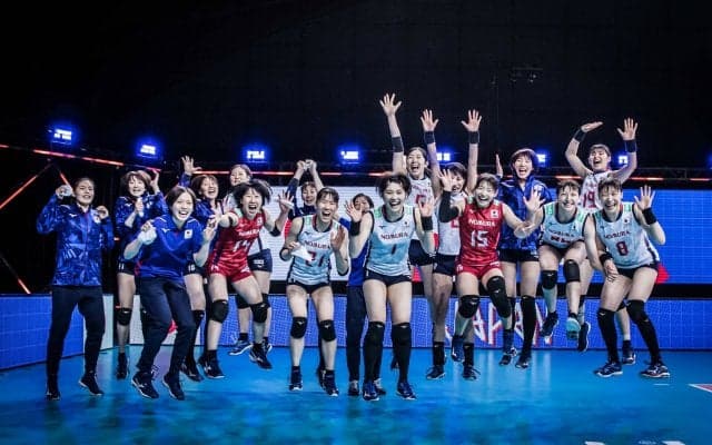 ロシアにストレート勝利で5勝目 ネーションズリーグ女子
