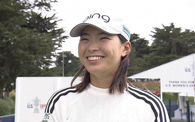 渋野日向子、難コース警戒も「我慢、我慢して4日間戦えるように頑張りたい」