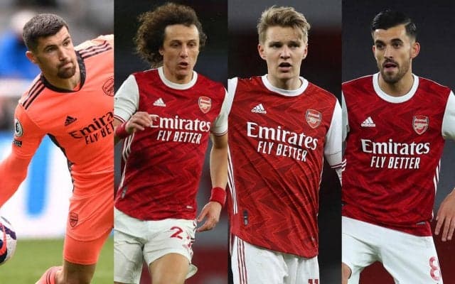 アーセナルが4選手の退団を発表、セバージョス&ウーデゴールはレアル復帰