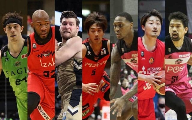 初の得点王に輝いたメイヨをはじめ、B1リーダーズ7選手を表彰