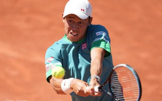 錦織圭、相手の途中棄権で大会7度目の4回戦進出。グランドスラムでは2019年ウィンブルドン以来[全仏オープン]