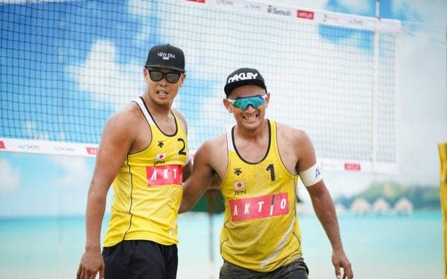 東京2020ビーチバレーボール日本代表チーム決定戦男子　1日目結果