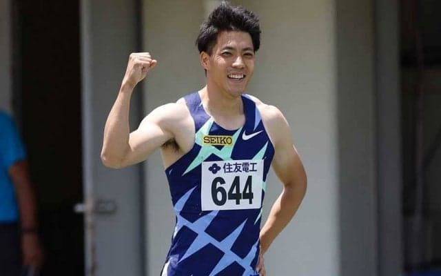 山縣亮太が10秒01！　追い風1.7メートル、桐生祥秀らに続く4人目の五輪参加標準突破