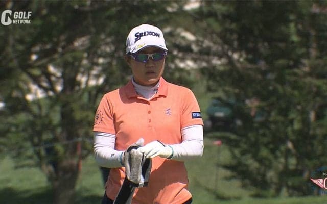 【動画】ファン喝采！畑岡奈紗が18番でスーパーショット