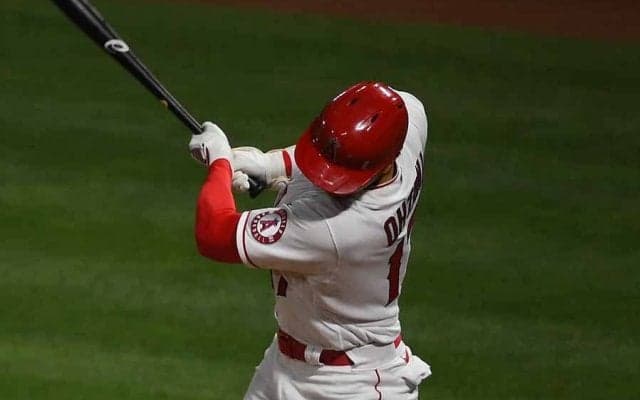 【MLB】大谷翔平、内角悪球拾い上げた\"左前二塁打”に米記者注目「ゴルフ打ちで逆方向へ」