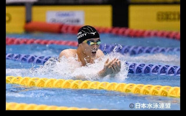 [水泳]ジャパンオープン閉幕　２名が決勝進出　花車がベストを更新し表彰台へ