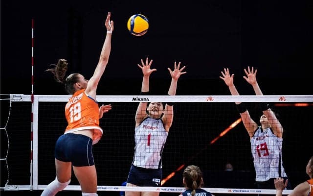 日本はオランダにストレートで敗戦　ネーションズリーグ女子