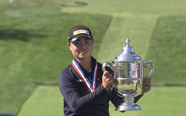 【動画】笹生優花、75ホールの死闘を制す　全米女子オープン史上最年少V