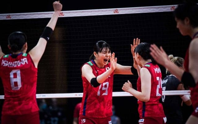 カナダにストレートで勝利し6勝目　ネーションズリーグ女子