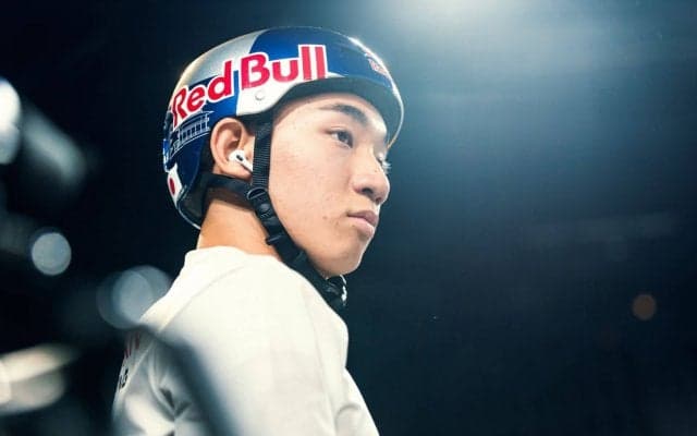 2021 年 UCI アーバンサイクリング世界選⼿権（フランス・モンペリエ）  BMX フリースタイル・パーク 中村輪夢は 7 位