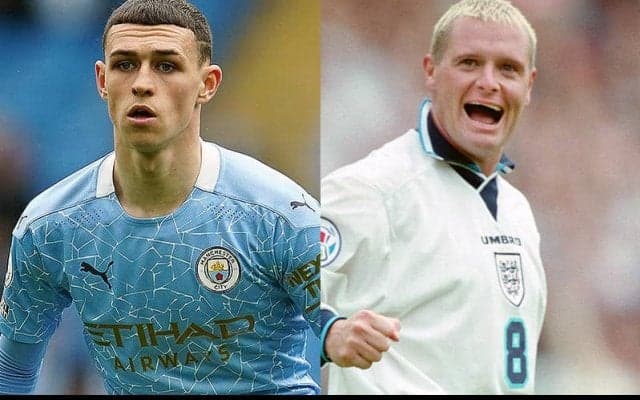 フォーデンがユーロ前にイメチェン!　偉大な先達ガスコインへのオマージュ