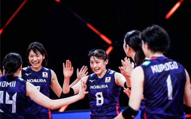 ポーランドをフルセットで下し7勝目　ネーションズリーグ女子