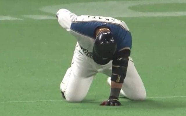 日ハム、中田が「急性腰痛」五十幡は「左ハムストリングス肉離れ」と発表　前日の阪神戦で負傷