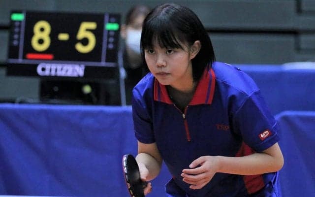 開催県は出場枠が倍に　女子単は細川(高岡龍谷)が優勝＜卓球・インターハイ富山県予選＞