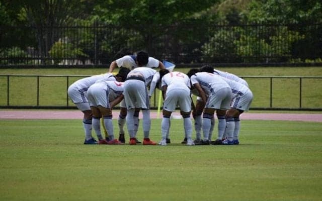  [男子サッカー]中盤までの流れ守り切れず、専大とドロー