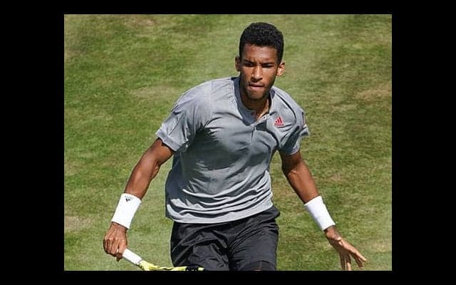  オジェ 2回戦はフェデラー 