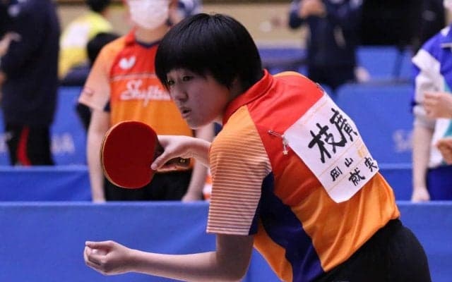 女子は就実・枝廣、男子は関西・田口が3冠達成＜卓球・インターハイ岡山県予選＞