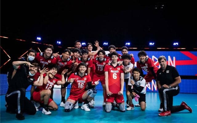 ドイツにストレートで勝利し6勝目　ネーションズリーグ男子