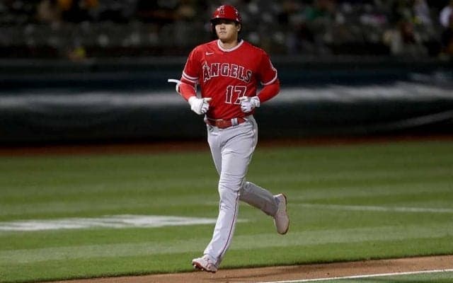 【MLB】大谷翔平、衝撃の速度186km弾　米実況席も思わず笑う「ボール片側へこんでるでしょう」