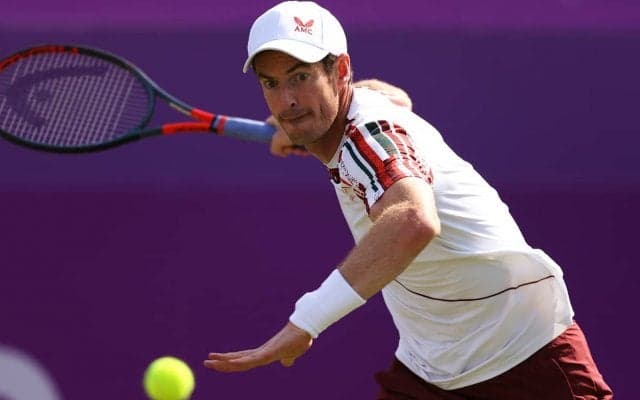 マレー感涙、母国開催の芝大会で復帰! 「テニスが大好きなんだ」と涙流す[シンチ選手権]