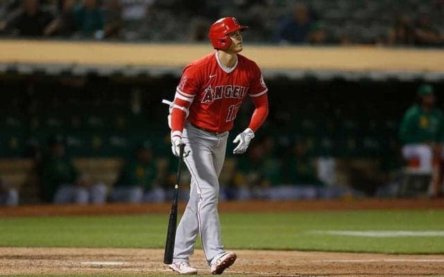 【MLB】大谷翔平、着弾までわずか3秒“高速ライナー弾”に米ファン興奮「ビースト」「完璧」