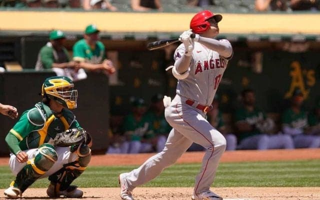 【MLB】「彼は宇宙人」「なんて力強い」　大谷翔平、左腕から2戦連発特大弾に地元TV局も唖然