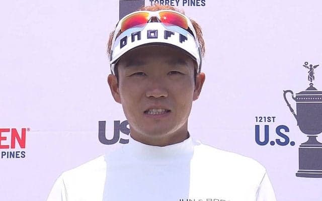 初日5オーバーの浅地洋佑、2日目は「決勝ラウンドに進めるように頑張りたい」