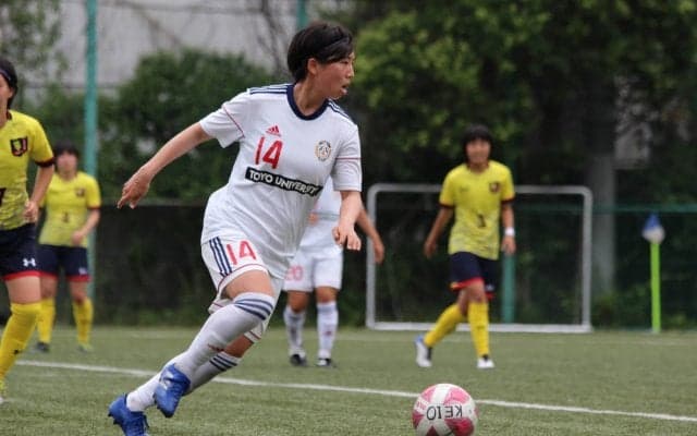 [女子サッカー]塩谷２ゴール、慶大に完封勝利！