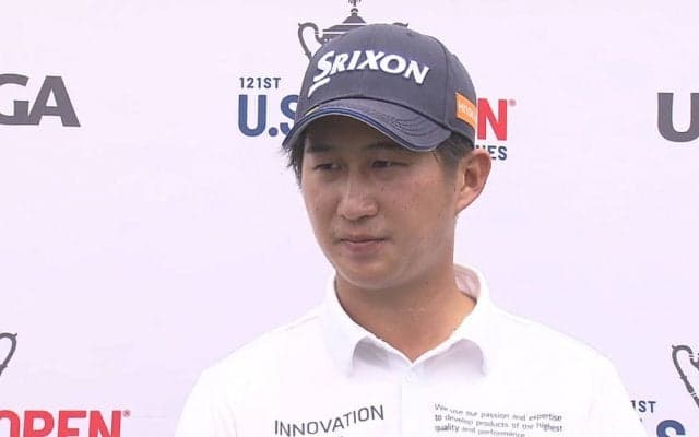 星野陸也、難コースで大事なのは「ボギーを打つ勇気」　通算1オーバーと上位で決勝ラウンドへ