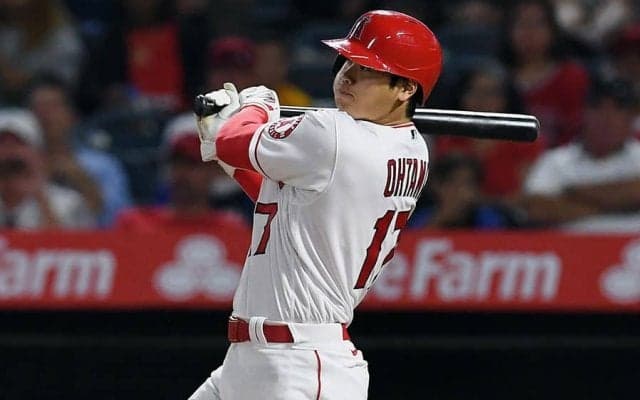 【MLB】「なんてロケットだ！」　大谷翔平、角度18度の“超低空弾丸”20号にエ軍OBも唖然