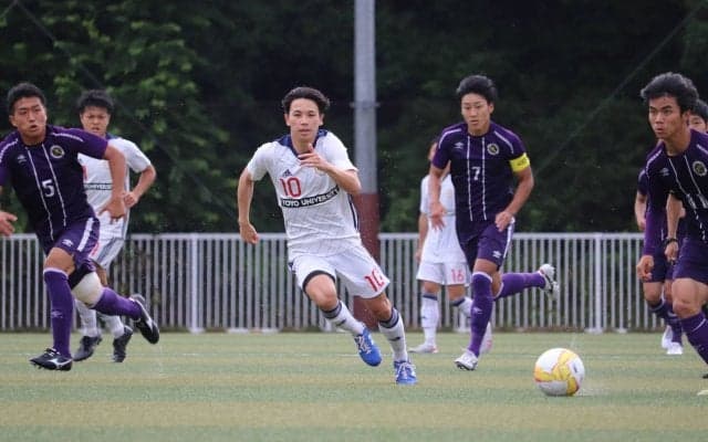 [男子サッカー]反撃止められず今季初黒星　東学大に１－３で敗れる